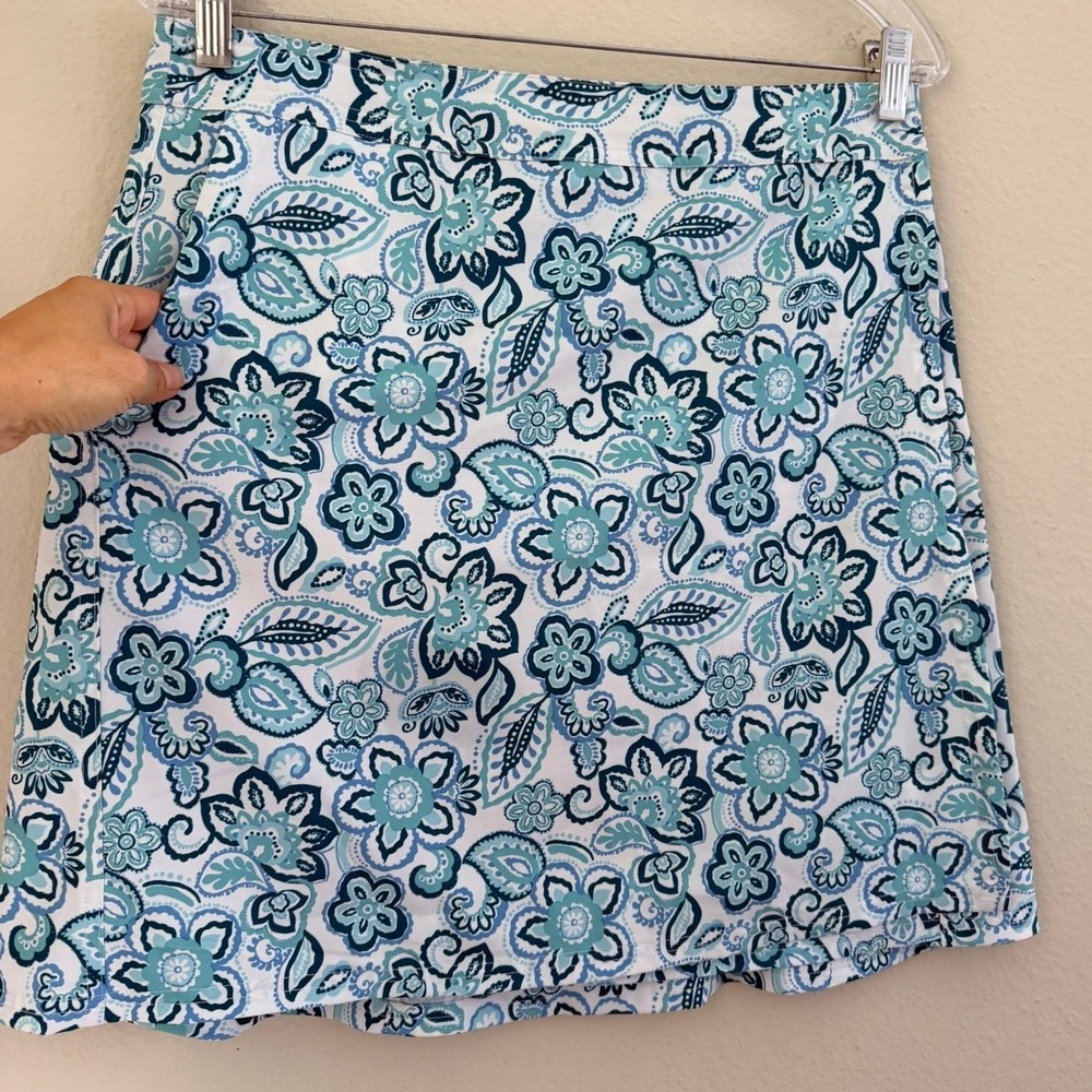 RipSkirt Floral Hawaii Wrap Skirt Medium- Lenght 2 Seaglass Florals Paisley - Picture 5 of 15